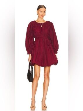 Ulla Johnson Martine Dress in
Bordeaux, women’s size 4